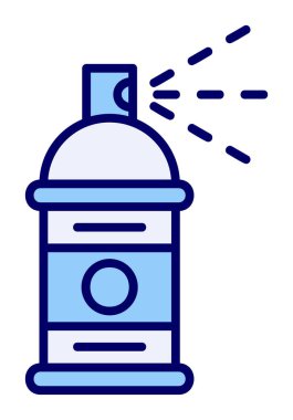 Boya spreyi simgesi, vektör illüstrasyonu 