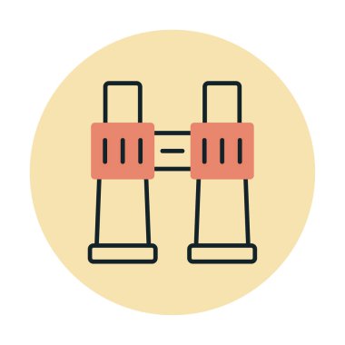 binoküler ikon vektör çizimi