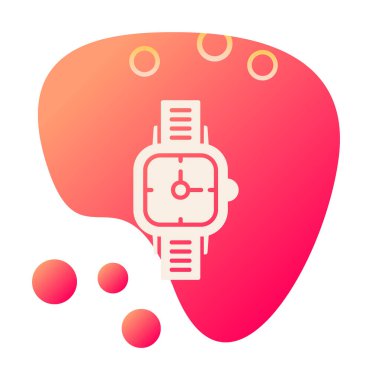 Basit düz izleme simgesi vektör illüstrasyonu 