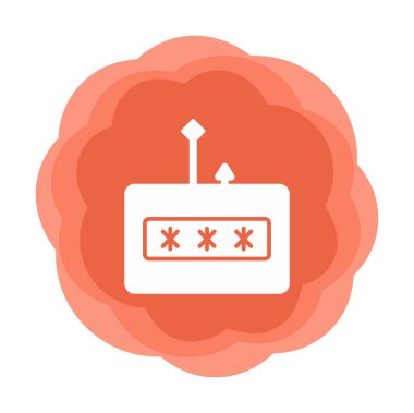 Basit Phishing simgesi, düz tasarım illüstrasyon