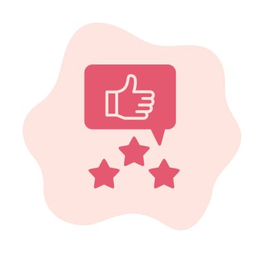  İmza simgesi vektör illüstrasyonunu gözden geçir 