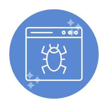 Yasak web sitesi vektör simgesi 