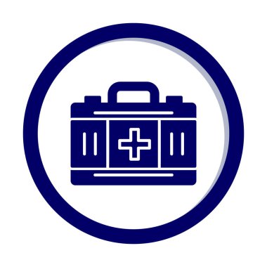 İlk yardım kiti vektör illüstrasyonu