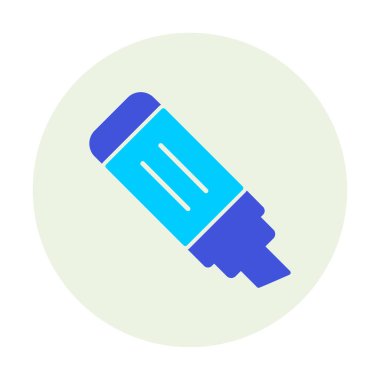 İşaretleyici. Web simgesi basit illüstrasyon                       