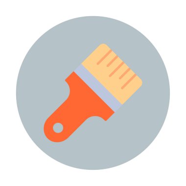 fırça ağ ikonu vektör illüstrasyonu