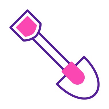 Web simge vektör çizim kürek 