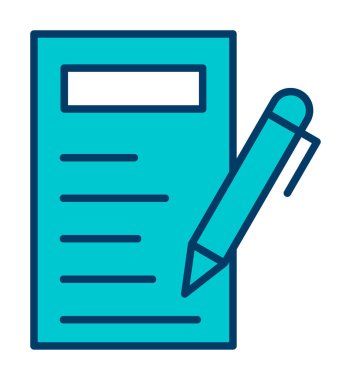 Basit düz çizgi Kopyalama simgesi vektörü 