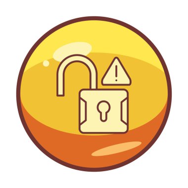 Simge vektör illüstrasyonunu aç  