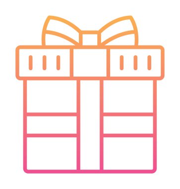 Yay simgesi resimli hediye kutusu