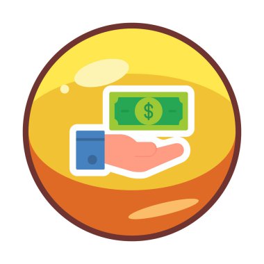 Kar simgesi vektör illüstrasyonu