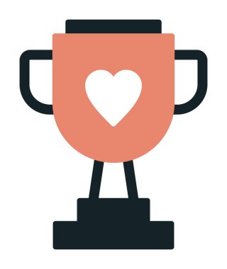 kupa vektör simgesi basit tasarım