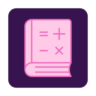 Matematik Kitabı vektör çizimi, simge ögesi arkaplanı          