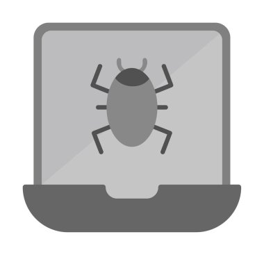 dizüstü bilgisayar simgesi, vektör illüstrasyonu basit tasarım