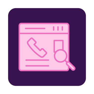 Kişinin vektör çizimi Modern simgeyi ara                            