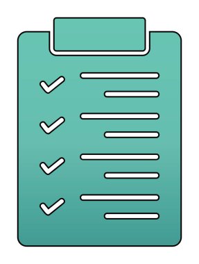 Pano simgesinin vektör illüstrasyonu