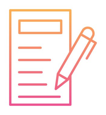 Basit düz çizgi Kopyalama simgesi vektörü 