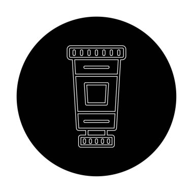 Modern Yağlı Boya simgesinin vektör çizimi                      