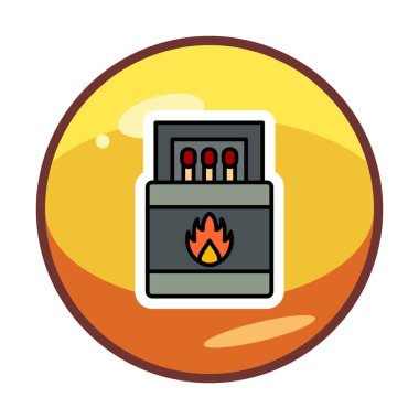 Grafik dairesi simge illüstrasyonunu eşleştirir 