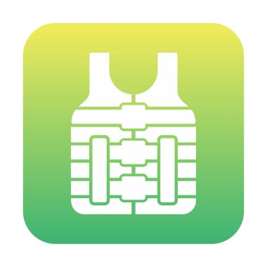 Emanet yelek kutsal kişilerin resmi, vektör çizim 