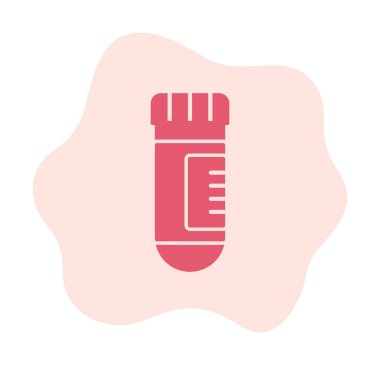 test tüpü modern simge vektör çizimi