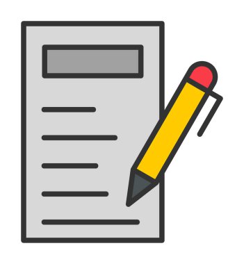 Basit düz çizgi Kopyalama simgesi vektörü 