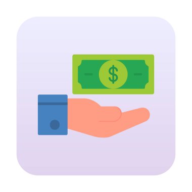 Kar simgesi vektör illüstrasyonu