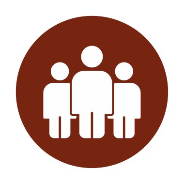grup insan düz biçim vektör çizimi 