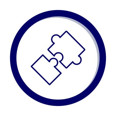 yapboz çizgisi biçimi simgesi