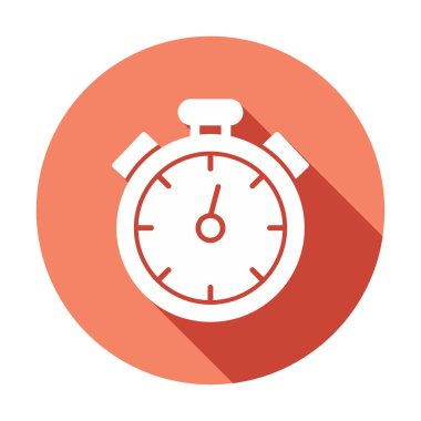 düz stil modern kronometre vektör çizimi