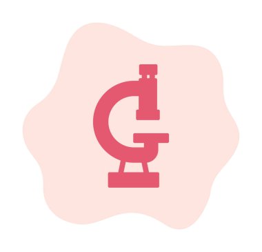  Mikroskop. simge vektör illüstrasyon tasarımı