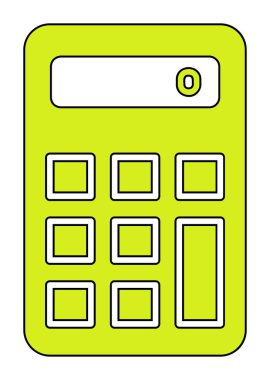 hesap makinesi web simge vektör çizim