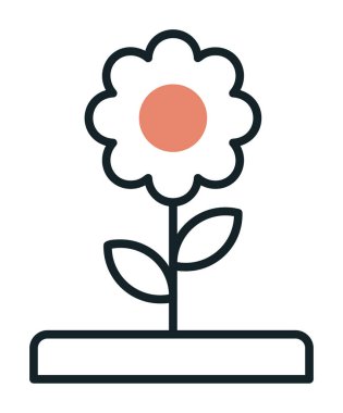  yaratıcı çiçek ikonu çizimi tasarımı