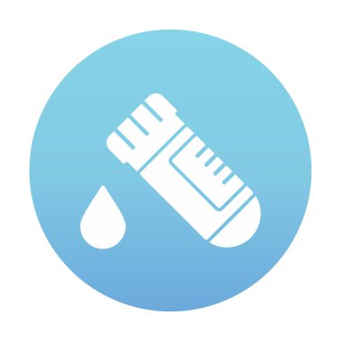 Kan Test Ağı simgesi, vektör illüstrasyonu