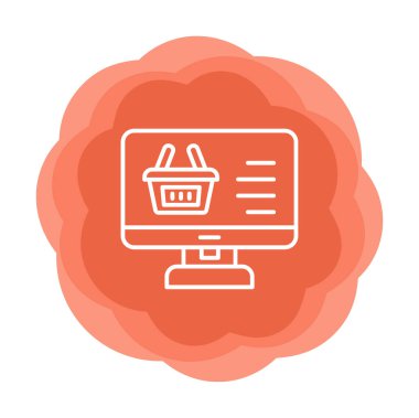 çevrimiçi alışveriş vektörü tasarımı                        