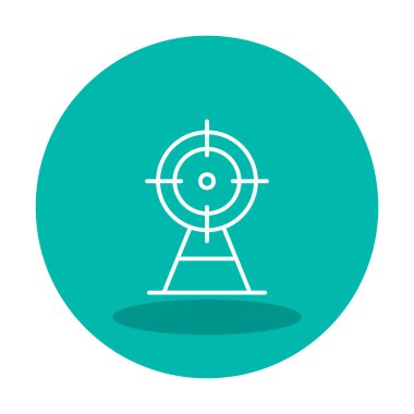 hedef simge, vektör illüstrasyonu basit tasarım