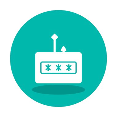 Basit Phishing simgesi, düz tasarım illüstrasyon