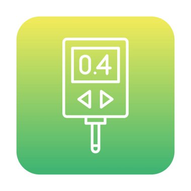 Grafik basit Glucometer resim tasarımı