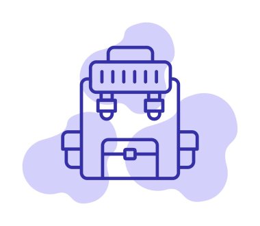 Askeri Sırt Çantası vektör çizimi