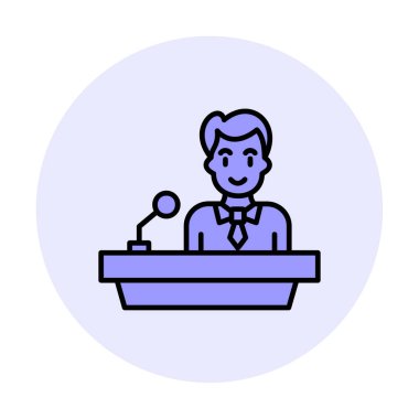 Ders vektör illüstrasyonu. düz biçim. 