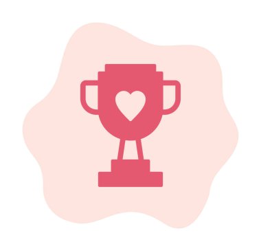 kupa vektör simgesi basit tasarım