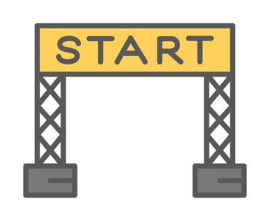 satır simge vektör çizim başlatmak