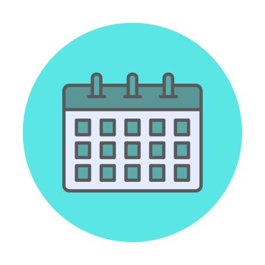 Takvim web simge vektör çizim