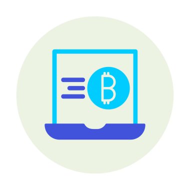 dizüstü bilgisayar simgesi, vektör illüstrasyonu basit tasarım