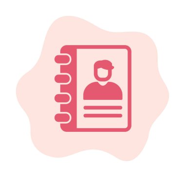 kitap simgesini başvurun, illüstrasyon vektör 