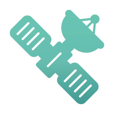 Uydu vektör çizimi, simge ögesi biçimi                     