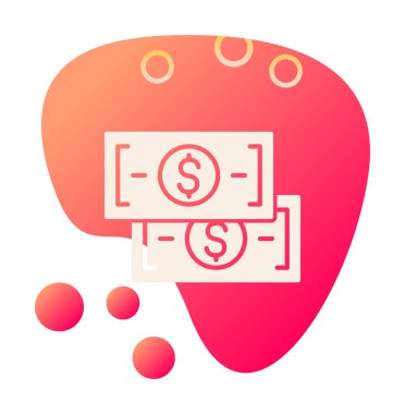 para düz simgesi, vektör illüstrasyonu