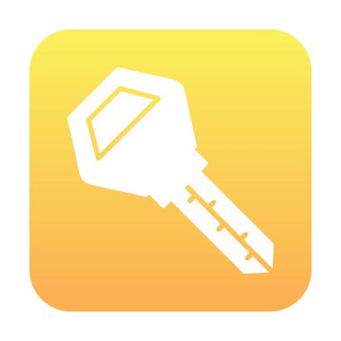 Araba anahtarı simgesi. düz dizayn. vektör illüstrasyonu 