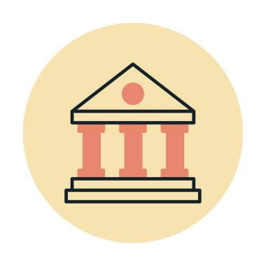 Simge vektör tasarlamak yapı Müzesi