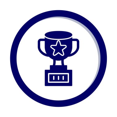 Basit kupa vektör simgesi