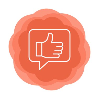 başparmak yukarı Web simgesi, vektör çizim                   